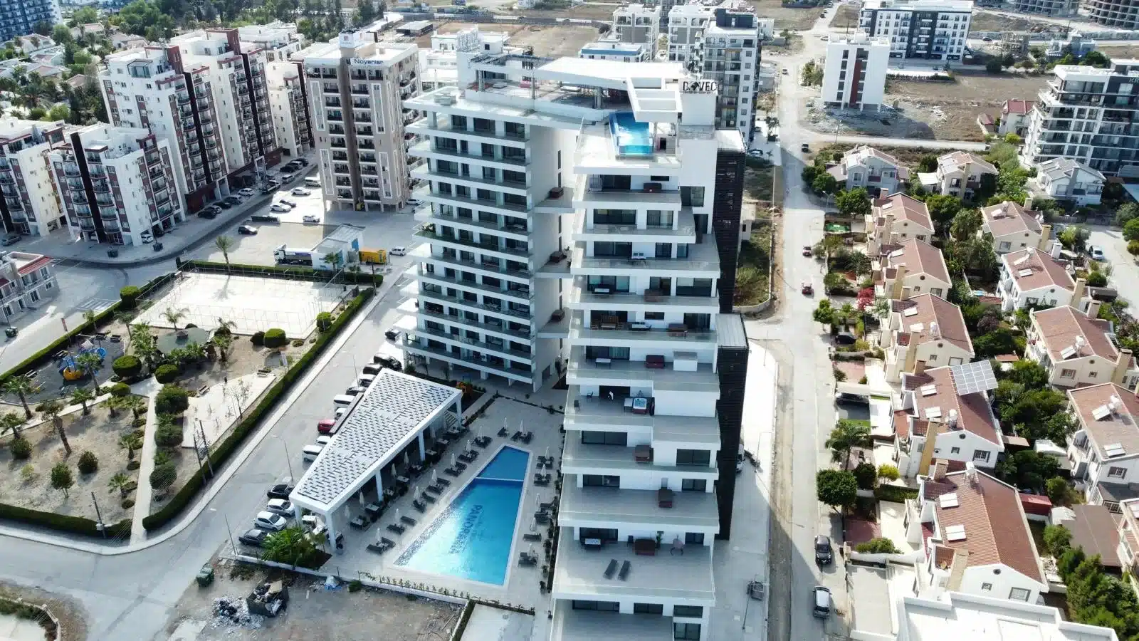 Möblierte Panorama Wohnung in Nordzypern mit Meerblick